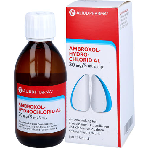 Ambroxolhydrochlorid AL 30 mg / 5 ml Sirup zur Erleichterung des Abhustens bei erkältungsbedingter Bronchitis (Schleimlöser)