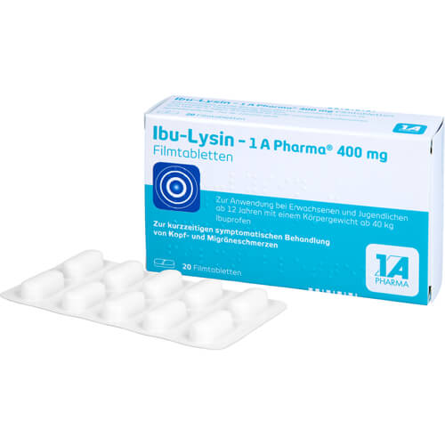 IBU-LYSIN 1A Pharma 400 mg Filmtabletten