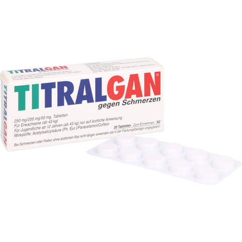 TITRALGAN Tabletten gegen Schmerzen