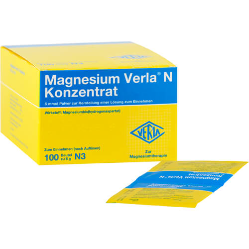 MAGNESIUM VERLA N Konzentrat Plv.z.H.e.L.z.Einn.