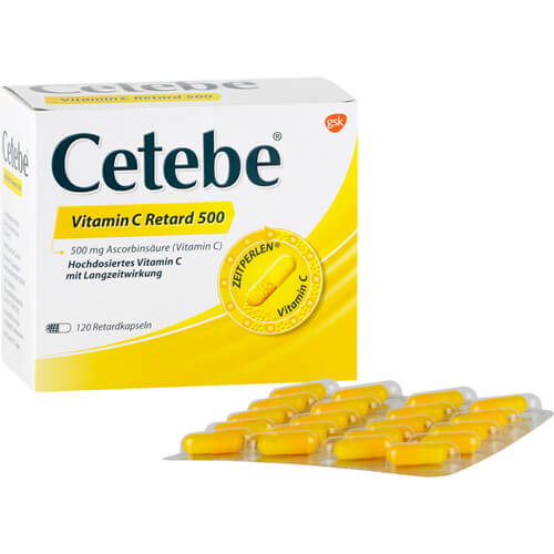 CETEBE Vitamin C Retardkapseln 500 mg
