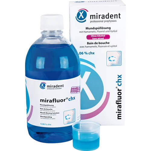 MIRADENT Mundspüllösung mirafluor CHX 0,06%