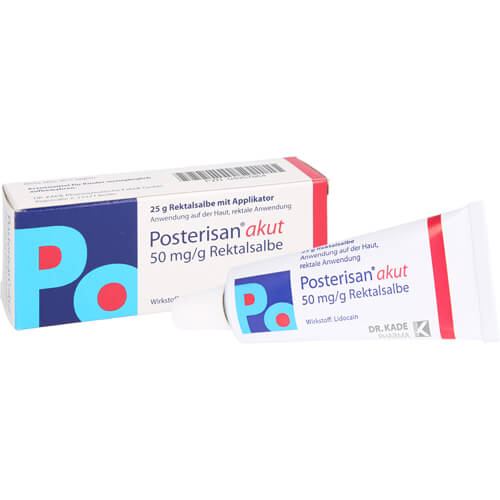 POSTERISAN akut 50 mg/g Rektalsalbe