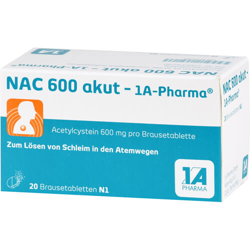 NAC 600 akut-1A Pharma Brausetabletten
