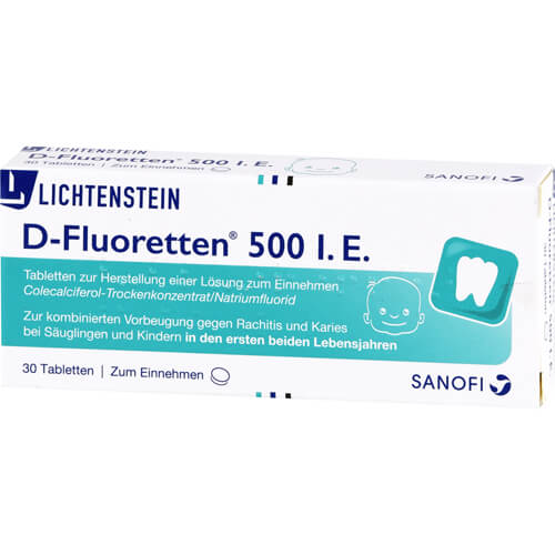 D FLUORETTEN 500 Tabletten