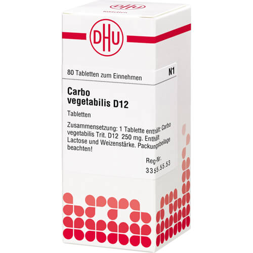 CARBO VEGETABILIS D 12 Tabletten