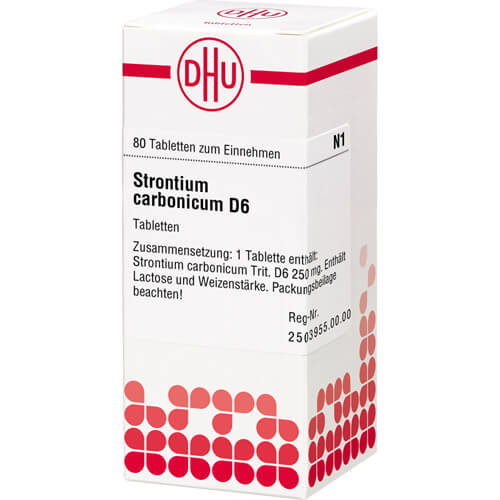 STRONTIUM CARBONICUM D 6 Tabletten