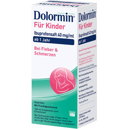 DOLORMIN für Kinder Ibuprofensaft 40 mg/ml Susp.