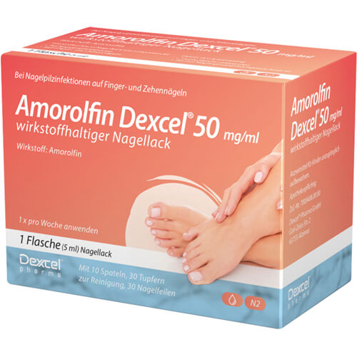 AMOROLFIN Dexcel 50 mg/ml wirkstoffhalt.Nagellack