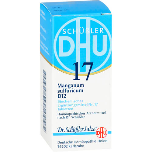 BIOCHEMIE DHU 17 Manganum sulfuricum D 12 Tabl.