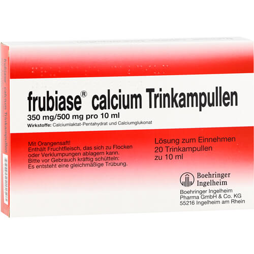 FRUBIASE CALCIUM T Trinkampullen