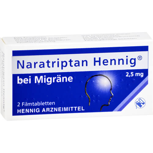NARATRIPTAN Hennig bei Migräne 2,5 mg Filmtabl.