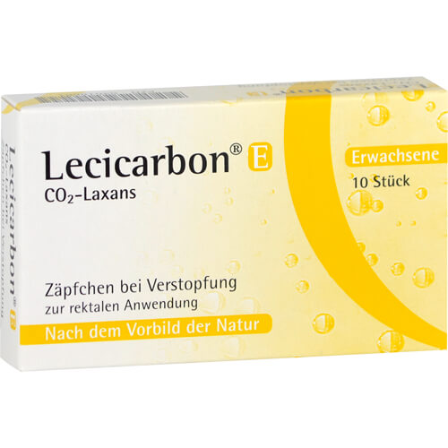 LECICARBON E CO2 Laxans Erwachsenensuppositorien