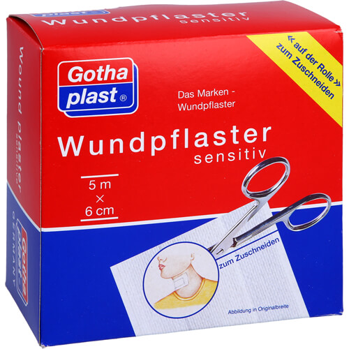 GOTHAPLAST Wundpfl.sensitiv 6 cmx5 m
