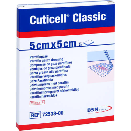 CUTICELL Classic Wundgaze 5x5 cm