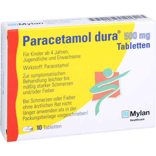 PARACETAMOL dura 500 mg Tabletten