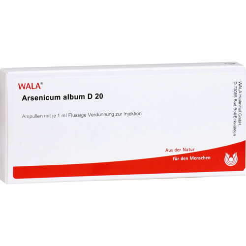 ARSENICUM ALBUM D 20 Ampullen