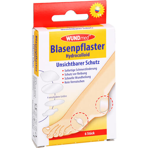 BLASENPFLASTER hydrocolloid 4 Größen transparent