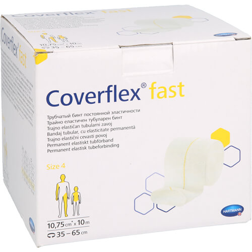 COVERFLEX fast Schlauchverb.Gr.4 10,75cmx10 m weiß