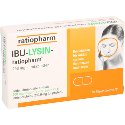 IBU-LYSIN-ratiopharm 293 mg Filmtabletten