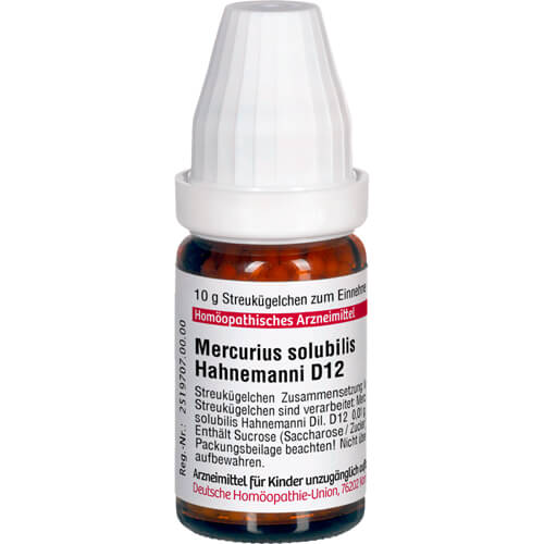 MERCURIUS SOLUBILIS Hahnemanni D 12 Globuli