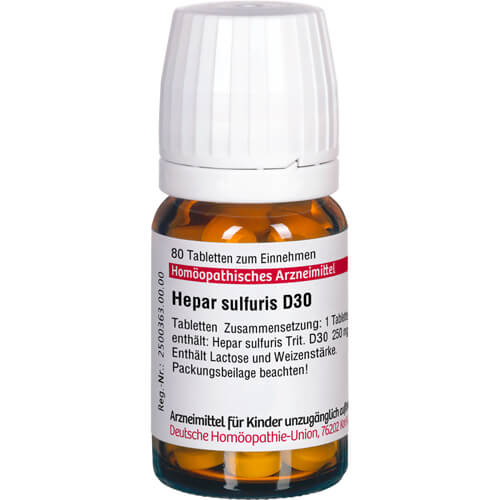 HEPAR SULFURIS D 30 Tabletten