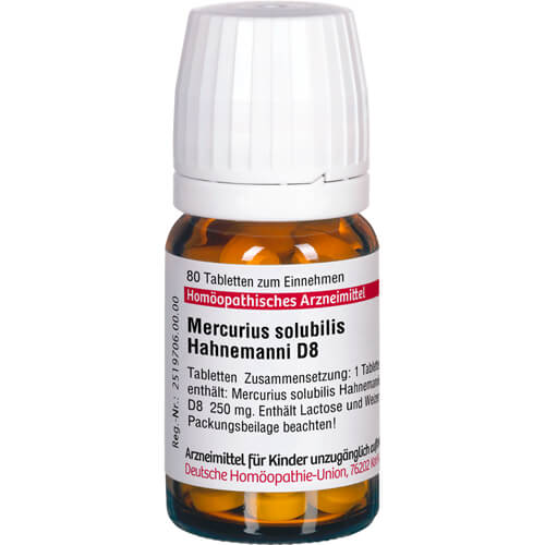 MERCURIUS SOLUBILIS Hahnemanni D 8 Tabletten