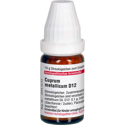 CUPRUM METALLICUM D 12 Globuli