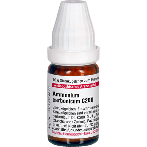 AMMONIUM CARBONICUM C 200 Globuli