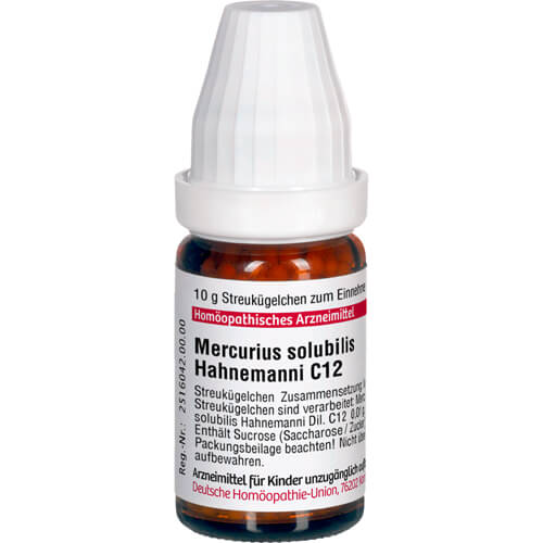 MERCURIUS SOLUBILIS Hahnemanni C 12 Globuli