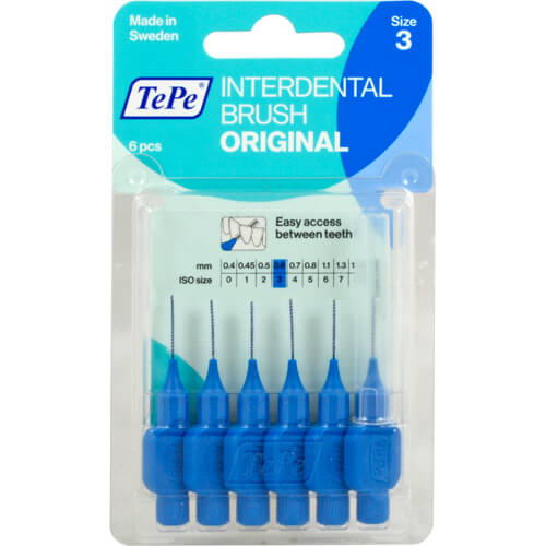 TEPE Interdentalbürste 0,6mm blau