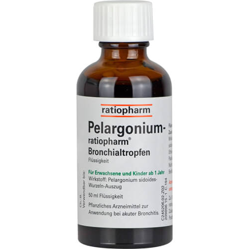 PELARGONIUM-RATIOPHARM Bronchialtropfen