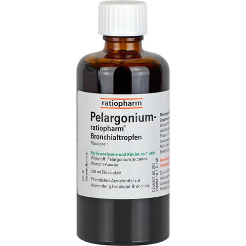 PELARGONIUM-RATIOPHARM Bronchialtropfen